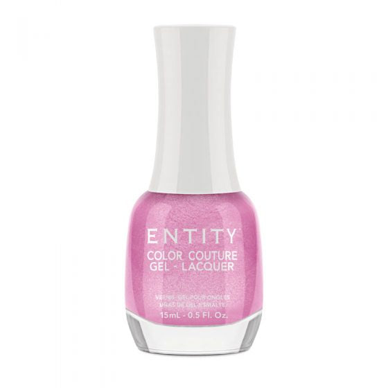 15 Ml | 0.5 Fl. Oz. Entity Pink Ruching Shimmer Lacquer #761