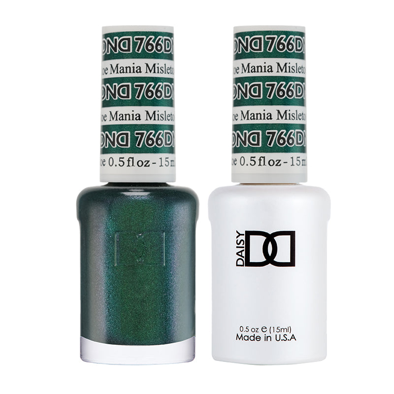 DND Duo Gel Polish and Matching Lacquer - Mistletoe Mania Collection #766