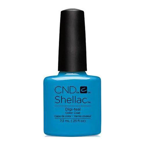 Cnd Shellac Digi - teal 0.25 Fl Oz UV - Cured Nail Polish
