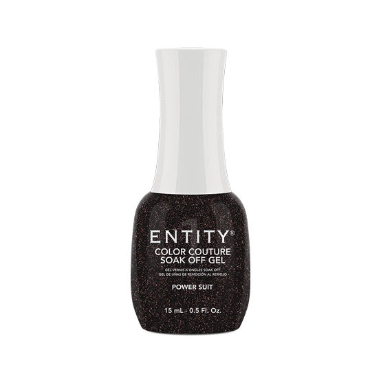 Entity Gel Power Suit 15 Ml | 0.5 Fl. Oz. #635 - Stylish Brown - Black Shimmer