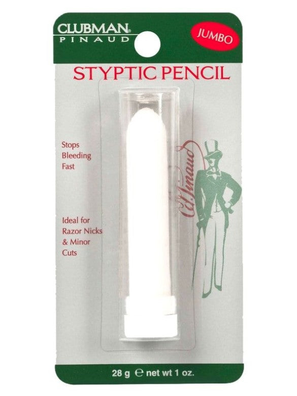 Clubman Jumbo Styptic Pencil, 1 oz, Ideal for Minor Cuts #812500