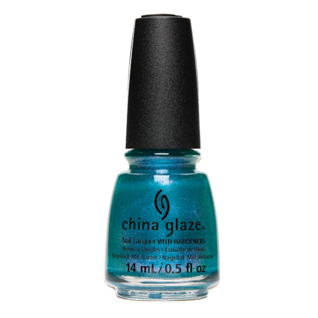 China Glaze 0.5 oz Secret Rendez - Blue Nail Polish #85186