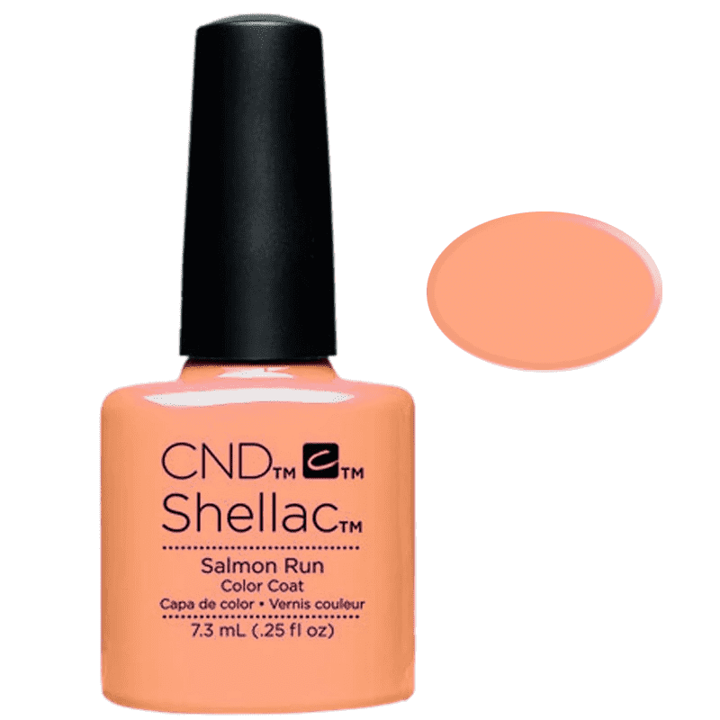 CND Shellac Gel Polish - Salmon Run, 0.25 Fl Oz