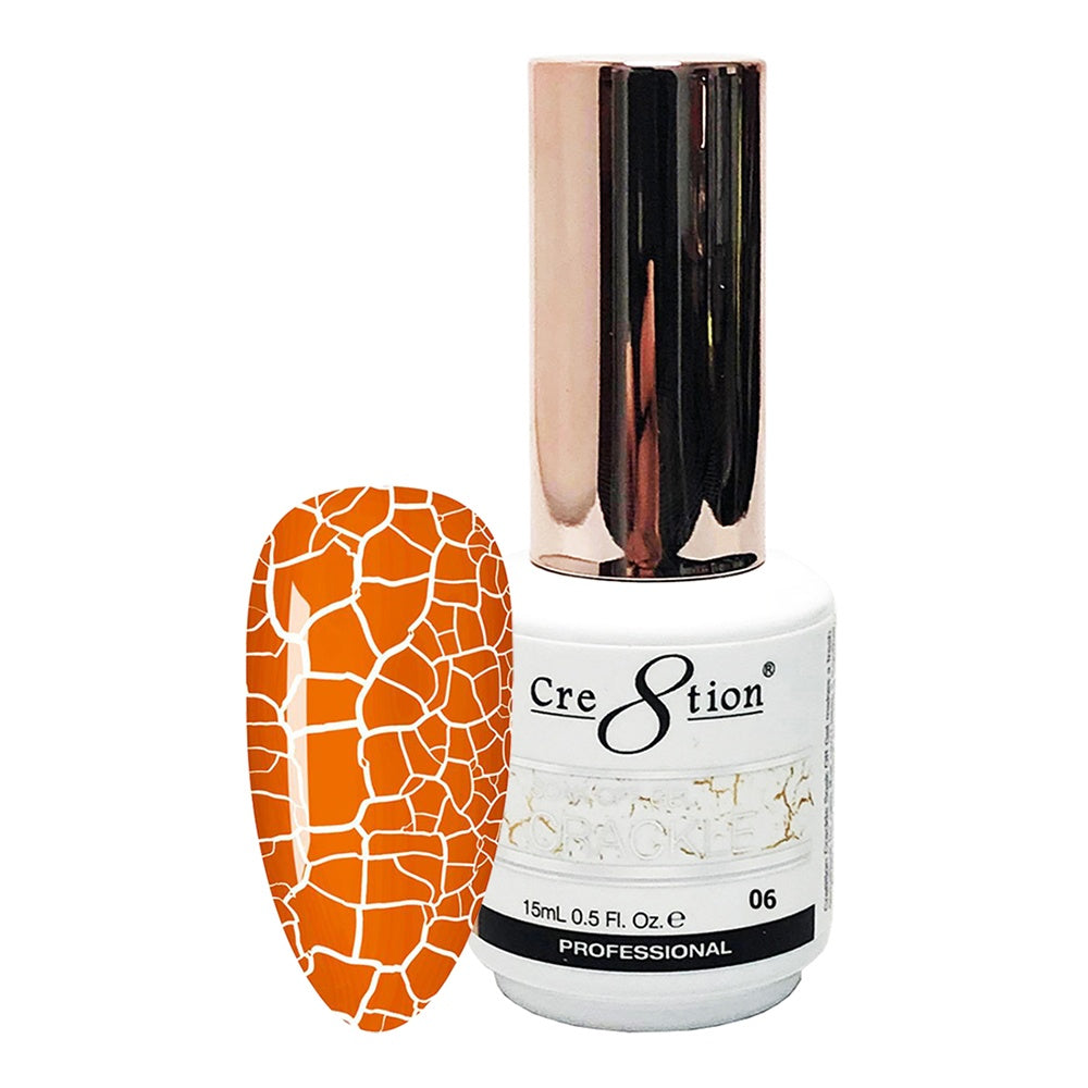 Cre8tion Brand Soak-Off Crackle Gel Nail Polish #06