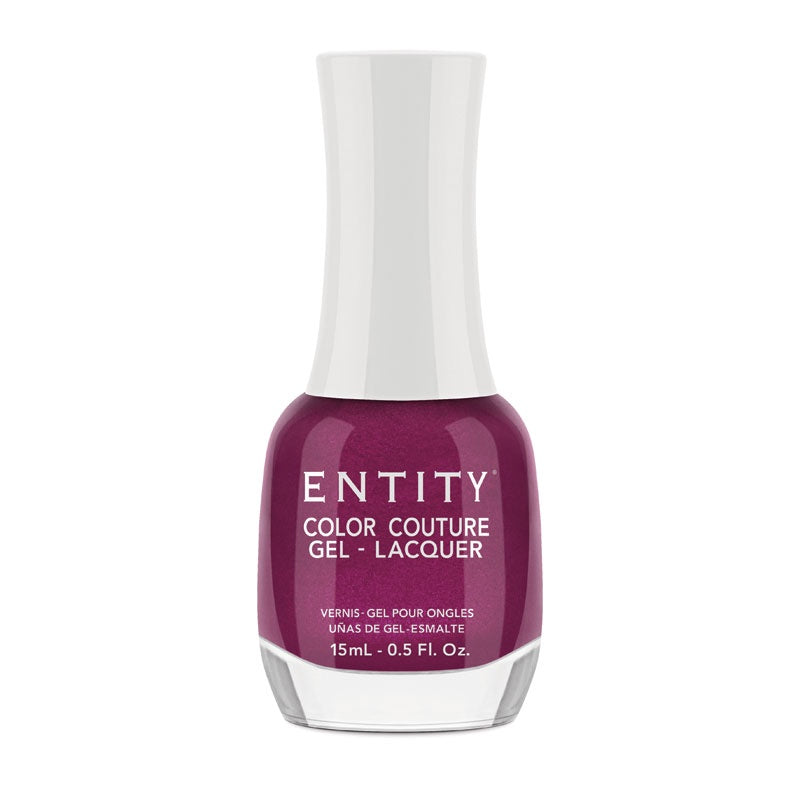 Entity Lacquer - 15 Ml | 0.5 Fl. Oz. Fuchsia Shimmer 'Be Still My Heart' #561