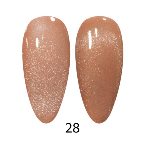 DC DND 9D Creamy Cat Eye Gel Polish #28 - Caramel Lullaby, 0.5 Ounce