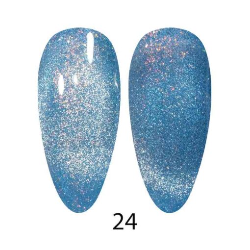 DC DND 9D Cat Eye Unicorn Gel Polish #24 - Seascape, 0.5 Ounce