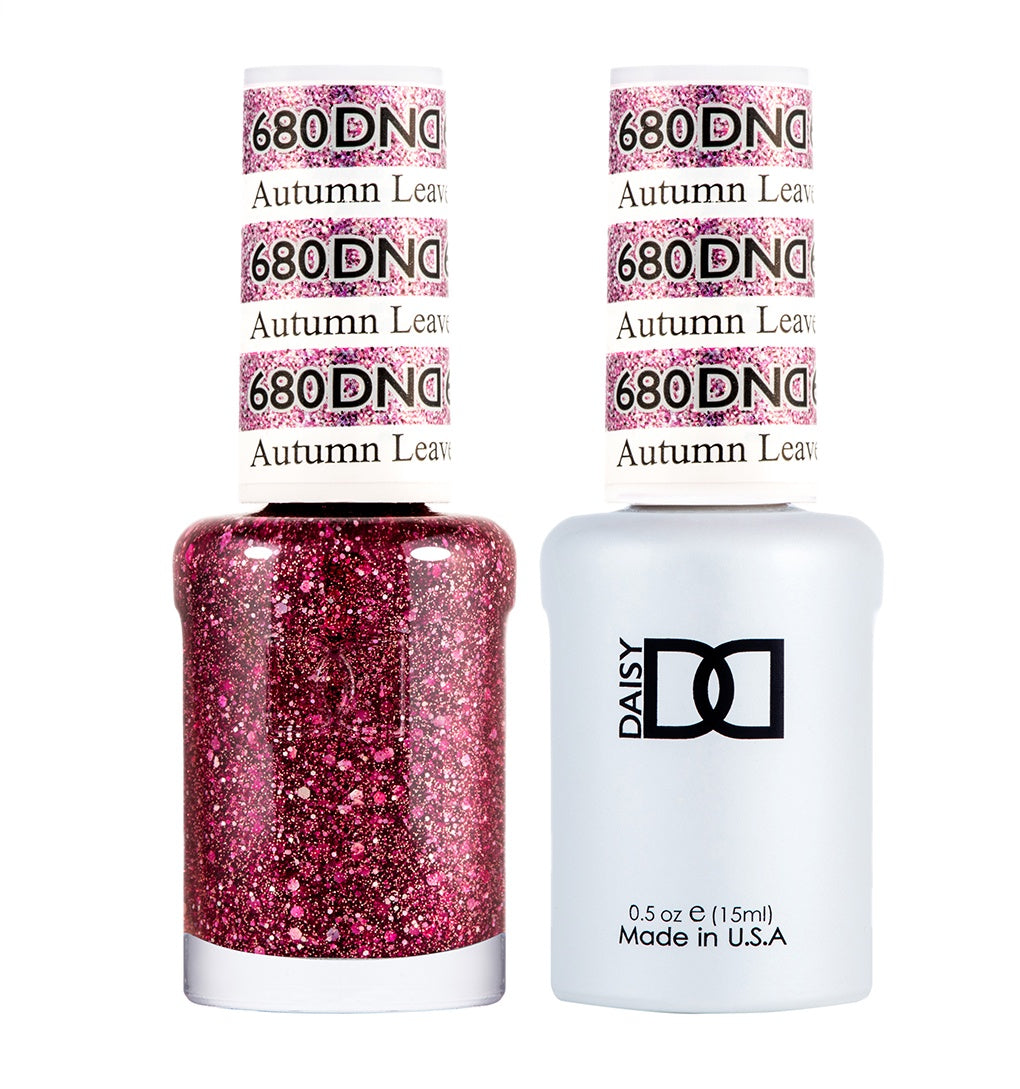 DND Autumn Leaves Collection Duo - Gel Polish and Matching Lacquer, Shade #680