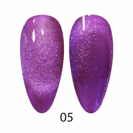 DC DND 9D Cat Eye Smoothie Gel Polish #05 - Jelly Drippin’, 0.5 oz
