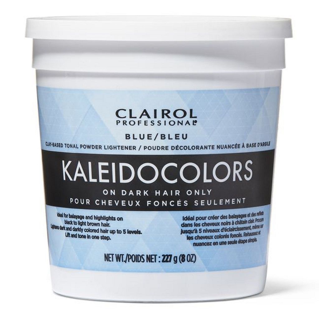 Clairol Professional Hair Color Kaleidocolor Tonal Powder Lightener in Blue Shade, 8 Ounce