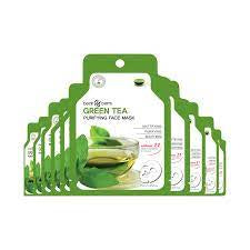 Dearderm 10 - piece Green Tea Anti - Aging Mask Set