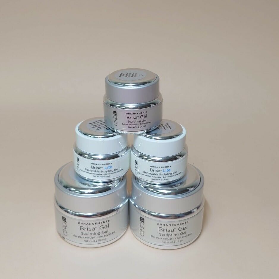 CND Brisa Professional Nail Sculpting Gel Available in 1.5 Ounce or 0.5 Ounce Sizes