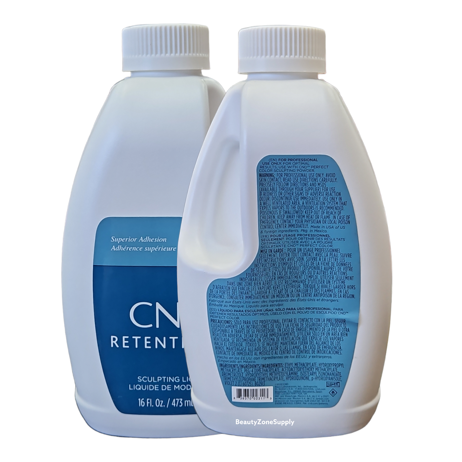CND 16oz Retention Plus Acrylic Nail Liquid for Stunning Results