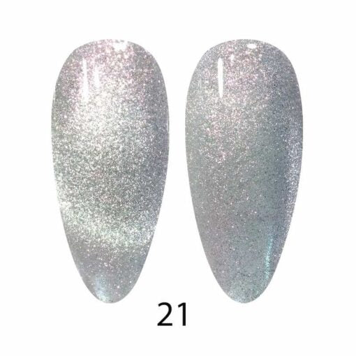 DC DND 9D Cat Eye Unicorn Gel Polish #21 - Holo Dancer, 0.5 Ounce