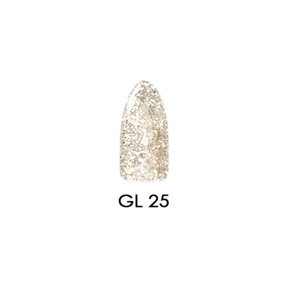Chisel 2 Ounce Glitter Collection GL25 Acrylic and Dipping Powder for Nail Art