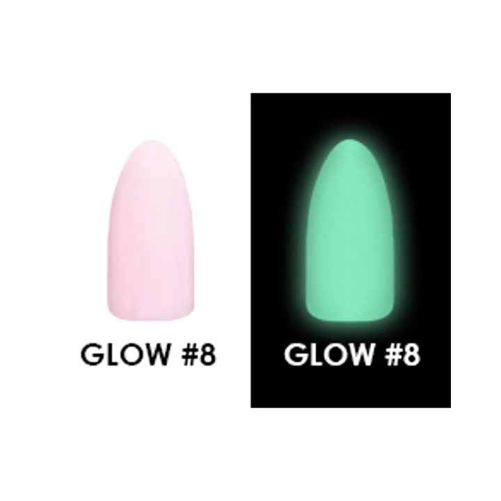 2 oz Chisel Glow In The Dark Acrylic & Dipping Powder Collection 08