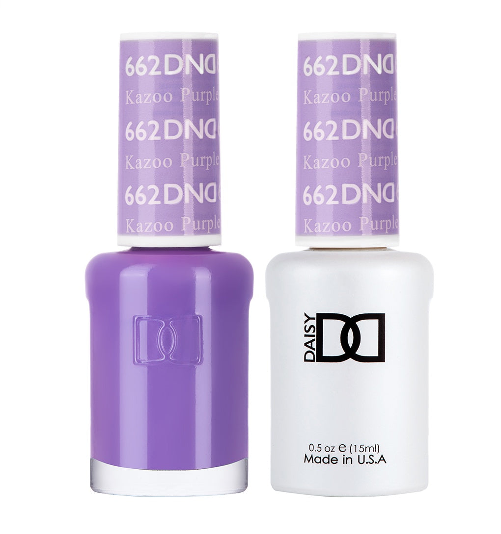 DND Duo Gel Polish and Lacquer in Stunning Kazoo Purple #662
