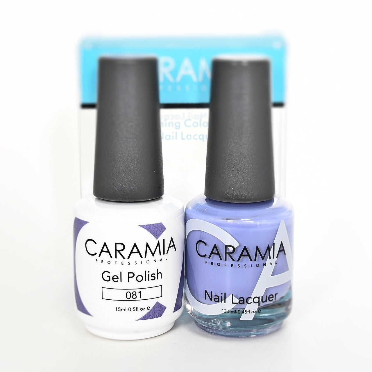 Caramia Duo Gel Nail Polish and Lacquer Set - Shade 081