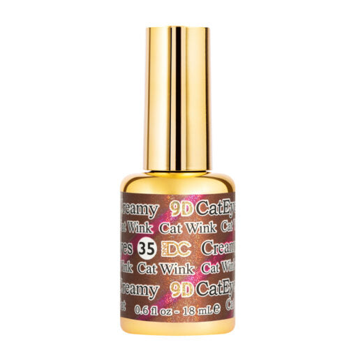 DC DND 9D Creamy Cat Eye Gel Polish #35 - Cat Wink, 0.5 oz