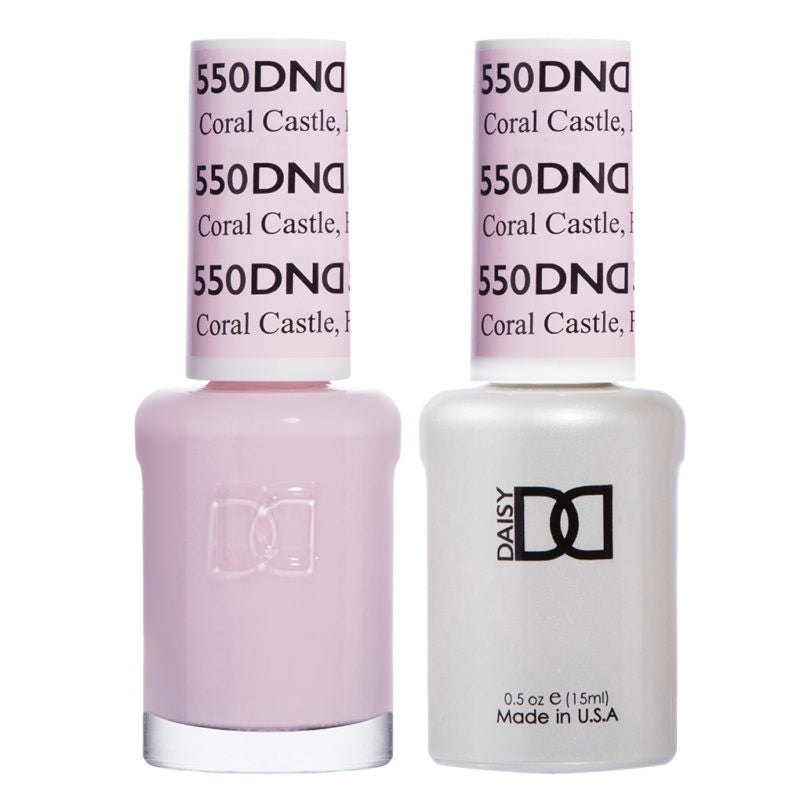 DND Duo Gel & Lacquer #550 Coral Castle - Stylish Nail Set