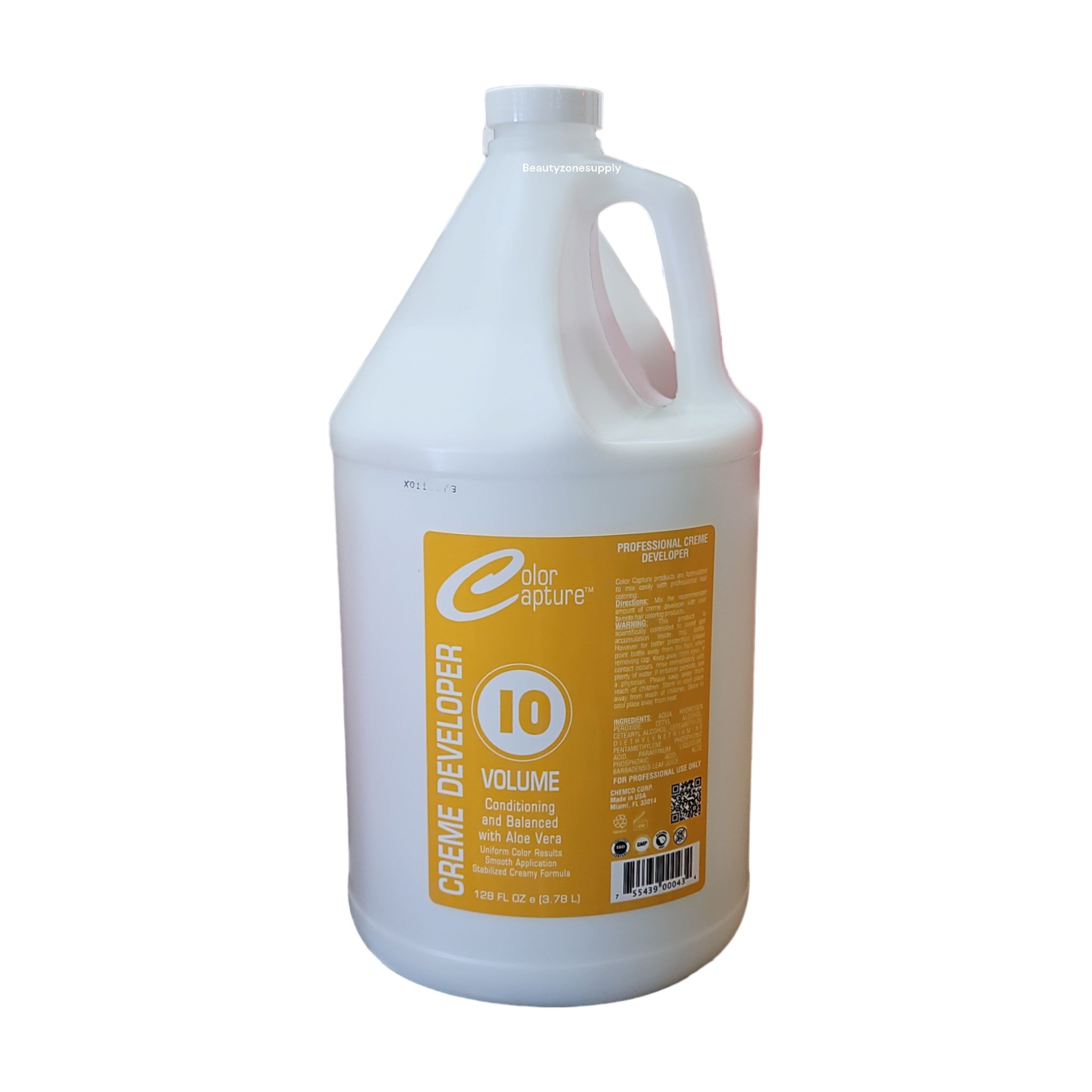 10 Volume Gallon Color Capture Cream Developer for Professional Hair