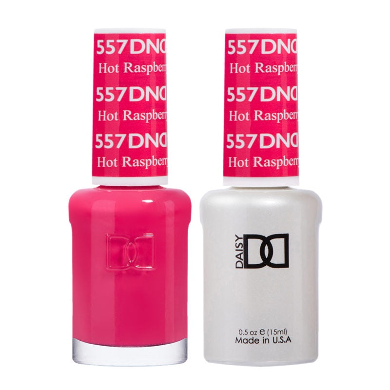 DND Dual - Function Gel Polish and Lacquer in the Stunning Hot Raspberry Shade #557