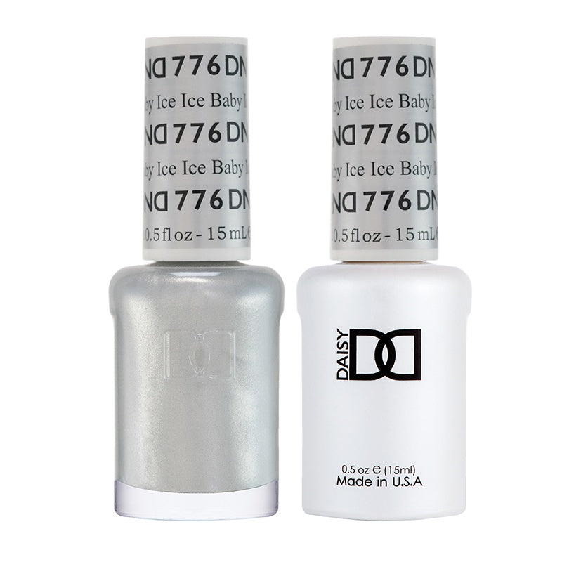 DND Duo Gel Nail Polish and Matching Lacquer - Ice Ice Baby Shade #776