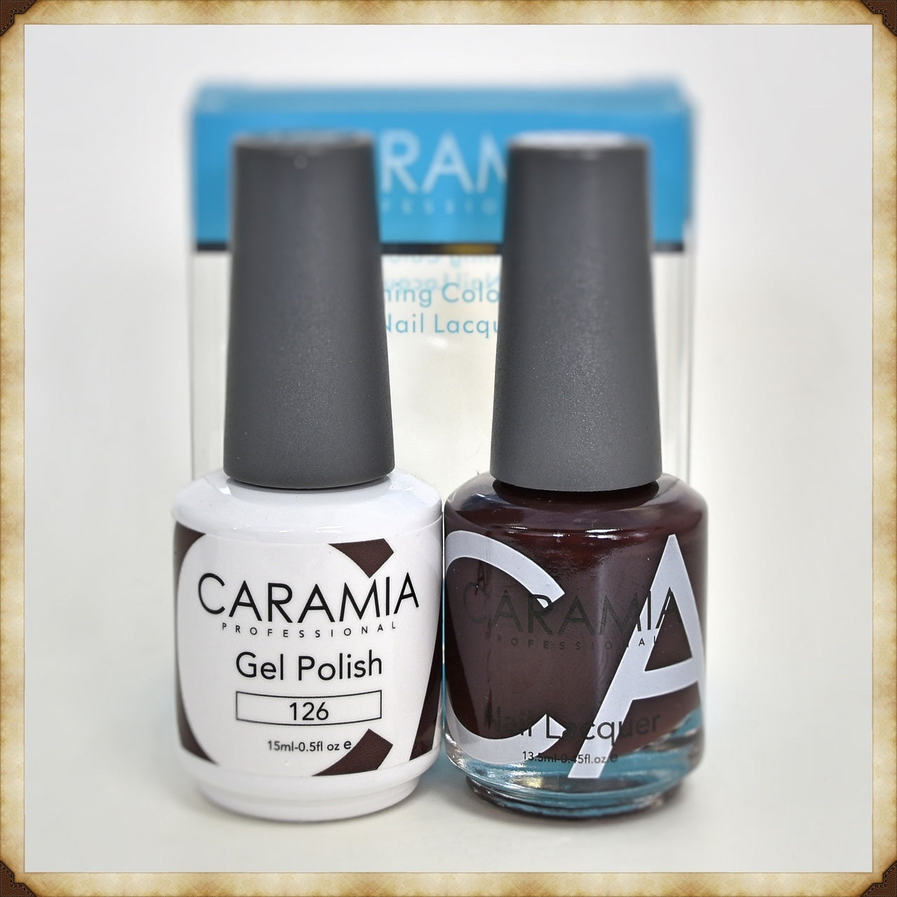 Caramia Duo Set: Gel Nail Polish and Lacquer - Product 126