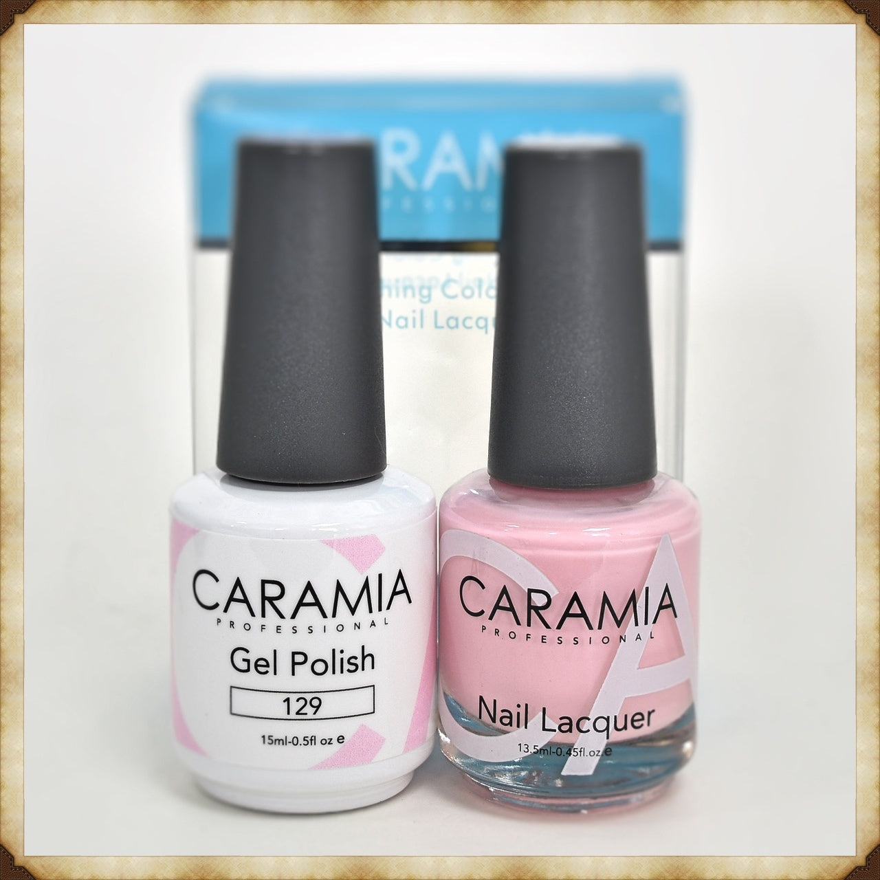 Caramia 129 Duo Gel and Lacquer Set