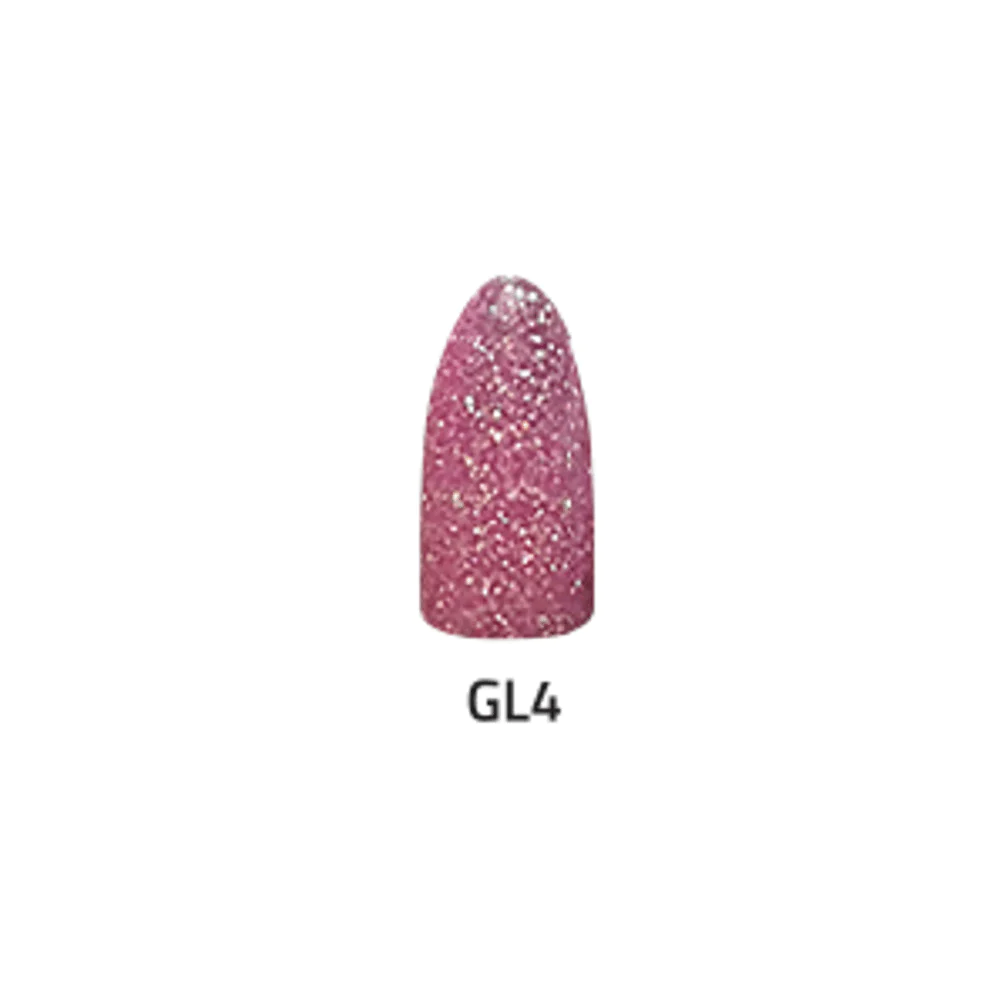 2 oz Glitter Collection GL04 Chisel Acrylic and Dipping Powder for Stunning Nail Designs