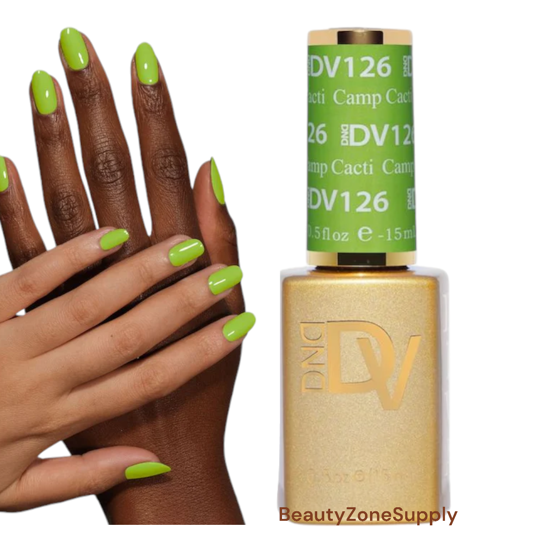 DND Diva 0.5 oz Gel Polish - 126 Cap Cacti Shade