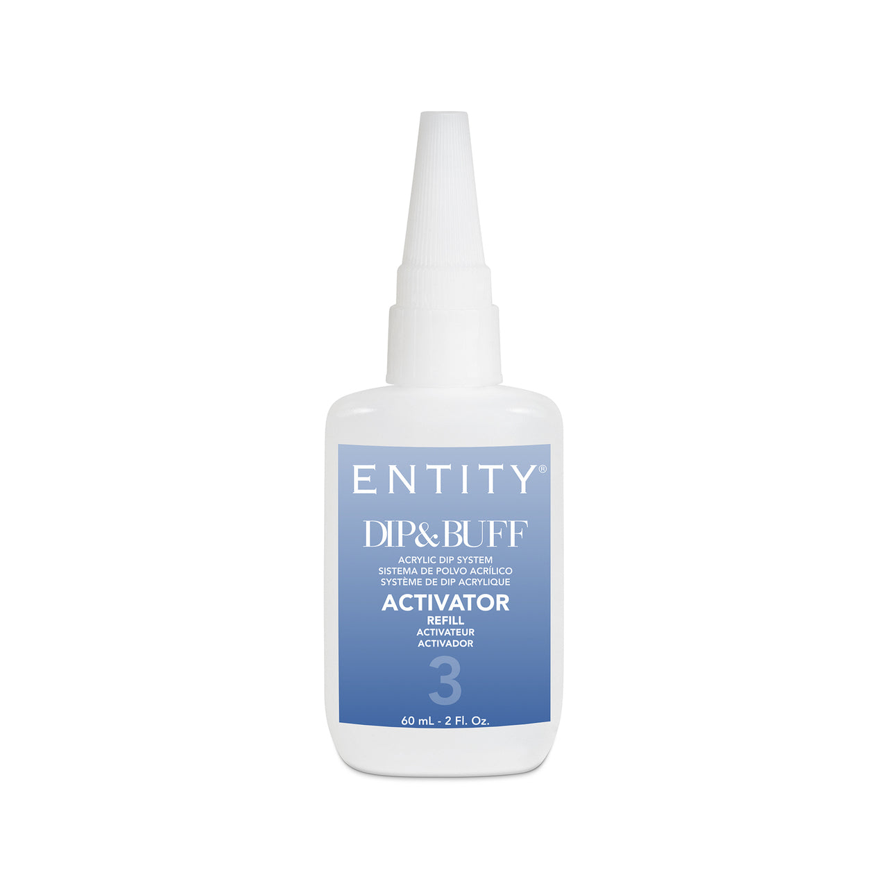 Entity Dip & Buff Nail System #3 Activator Refill - 60 Milliliters (2 Fluid Ounces) - Product Code 5301022
