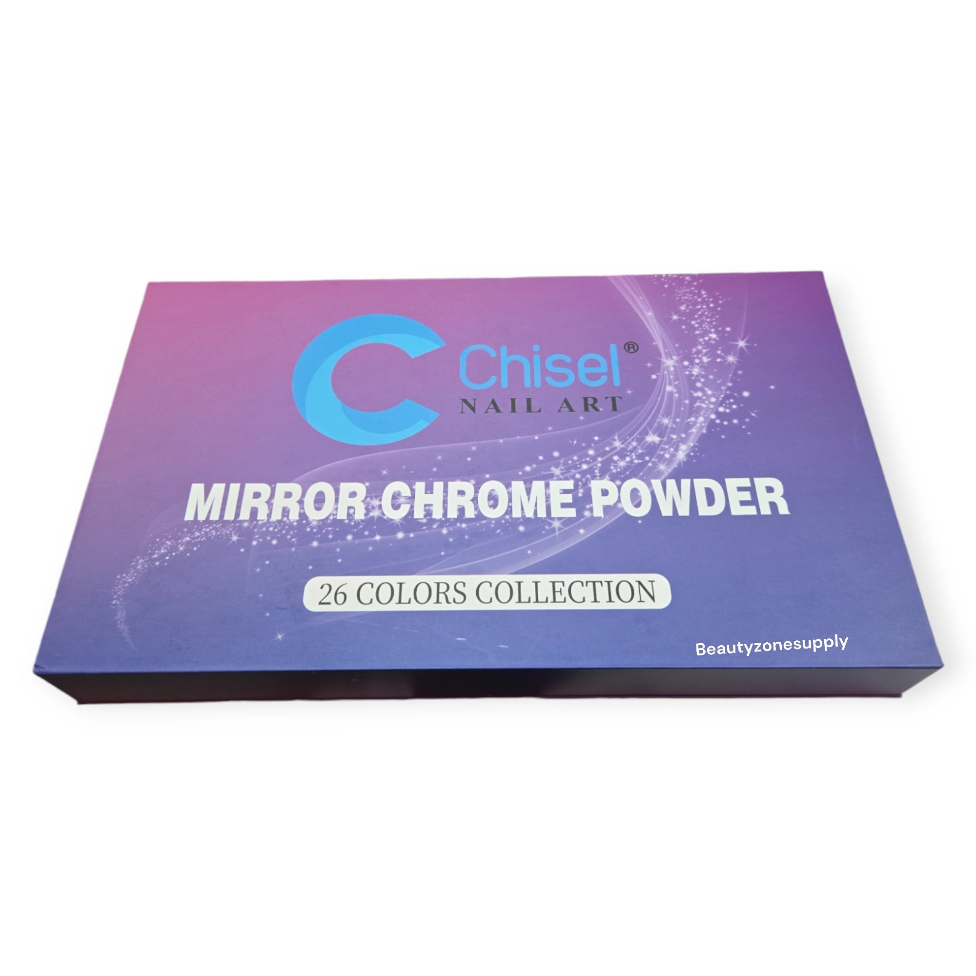 26-Color Chisel Nail Art Mirror Chrome Powder Set