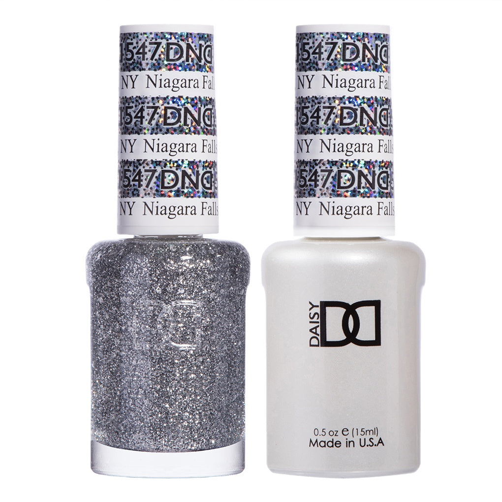 DND Brand Duo Set of Gel Polish and Lacquer in Niagara Falls #547 Shade