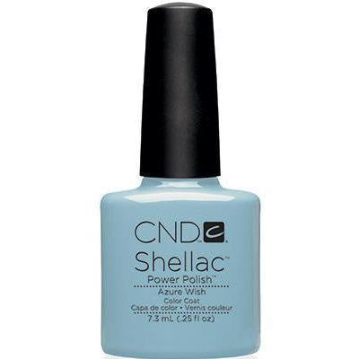 CND Shellac Gel Polish - Azure Wish, 0.25 Fluid Ounce