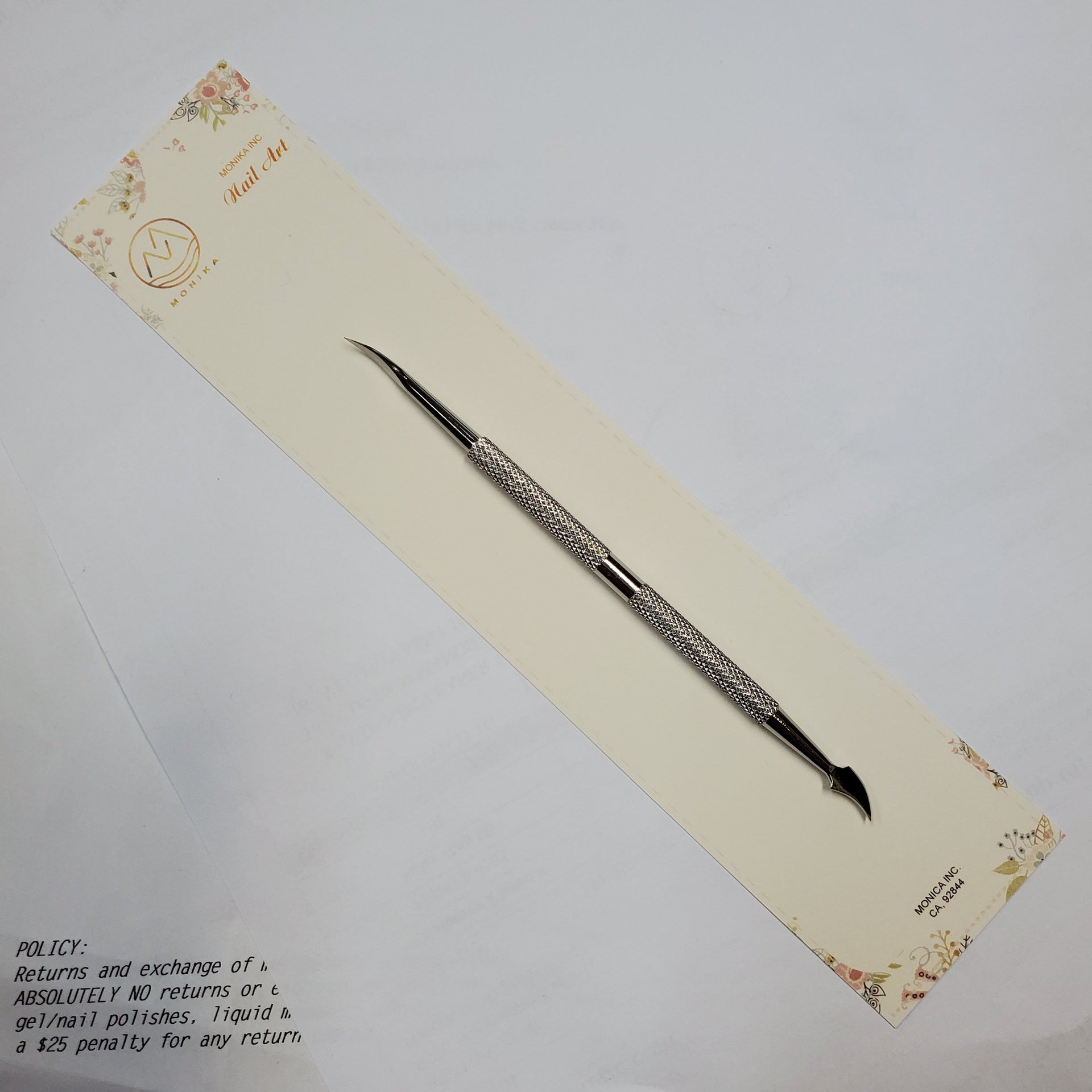 BeautyZone Professional Cuticle Pusher and Gel Nail Polish Remover - Model 01