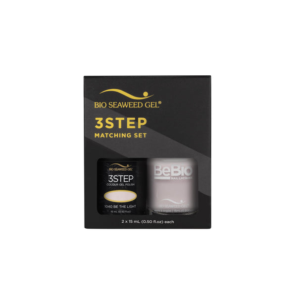 Bio Seaweed Bebio Duo 1040 Be The Light 3 - STEP Colour Gel Polish for Professional Use