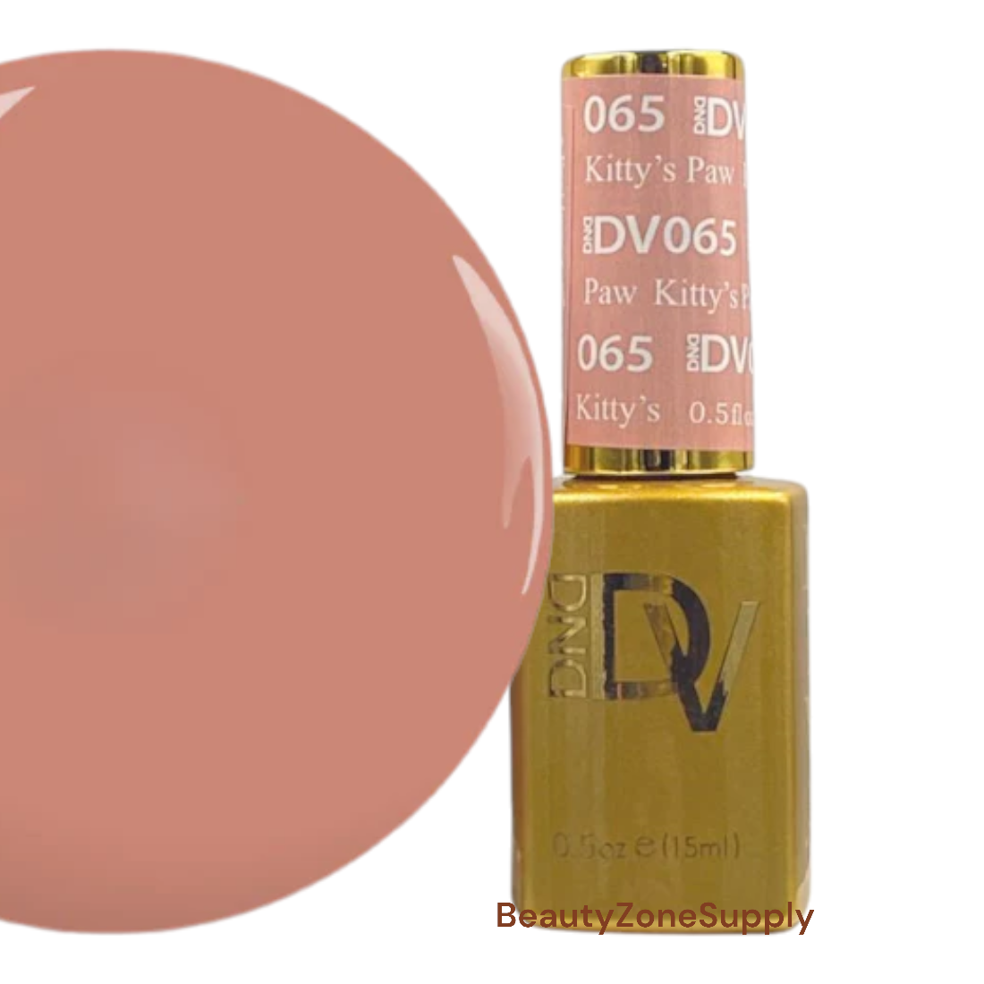 DND Diva 0.5 oz Gel Polish - 065 Kitty's Paw Shade