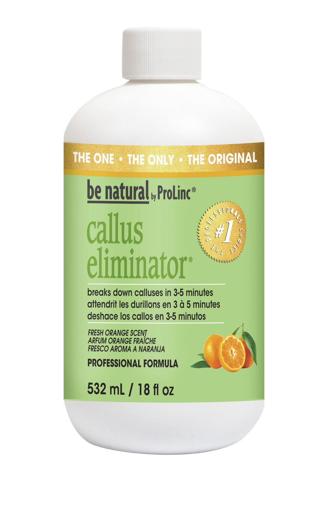 Be Natural 18-Ounce Orange Foot Callus Remover Product #21460