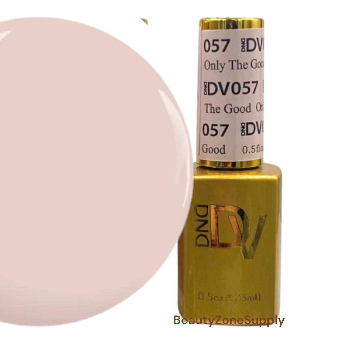 DND Diva Brand Gel Nail Polish, 0.5 Ounce Size, Shade 057 - Only The Good