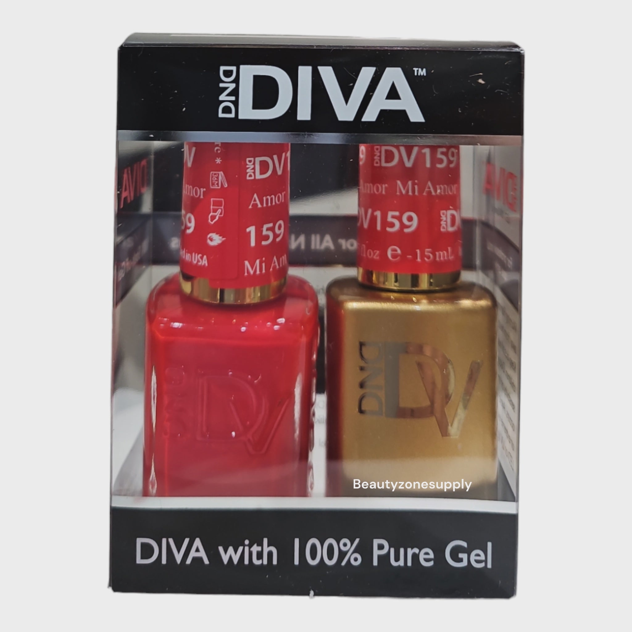 DND Diva Gel & Lacquer Duo 159 Mi Amor - USA Assembled Nail Polish