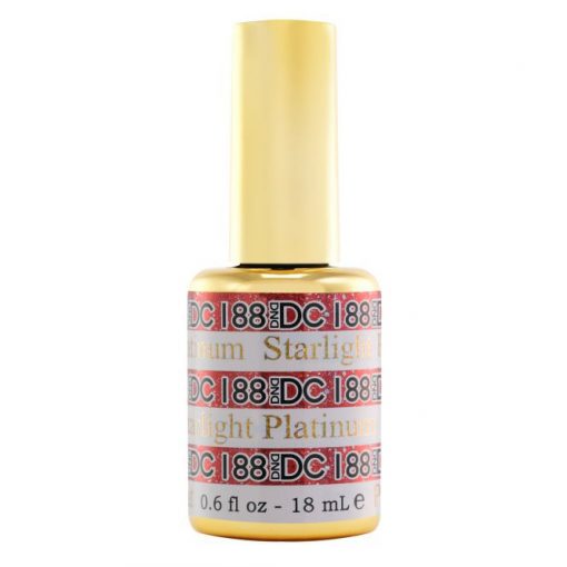 DND DC Platinum Starlight Gel Nail Polish #188