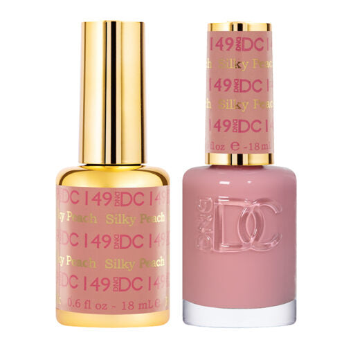 DND DC Gel Polish - Silky Peach Shade #149 Duo Set