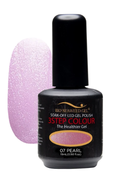 Bio Seaweed Three - Step Pearl Gel Polish 07 for Professional Nail Art
