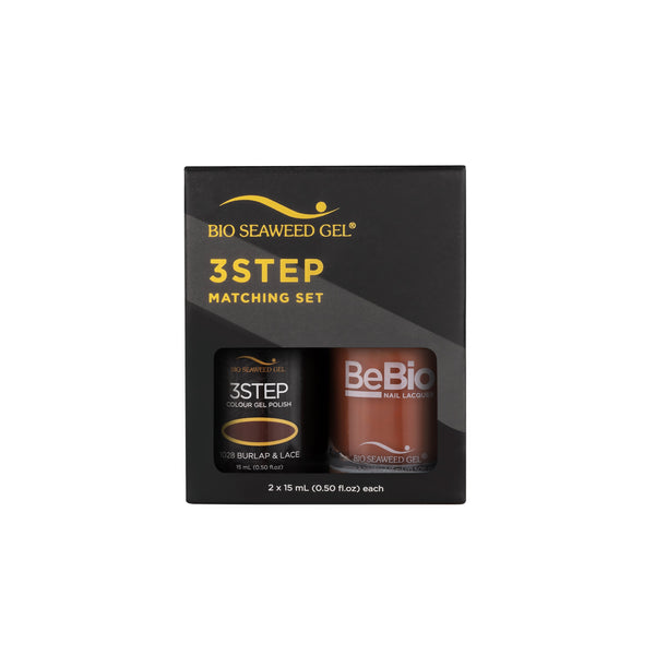Bio Seaweed Bebio Duo 1028 Burlap & Lace Smooth Gel Polish