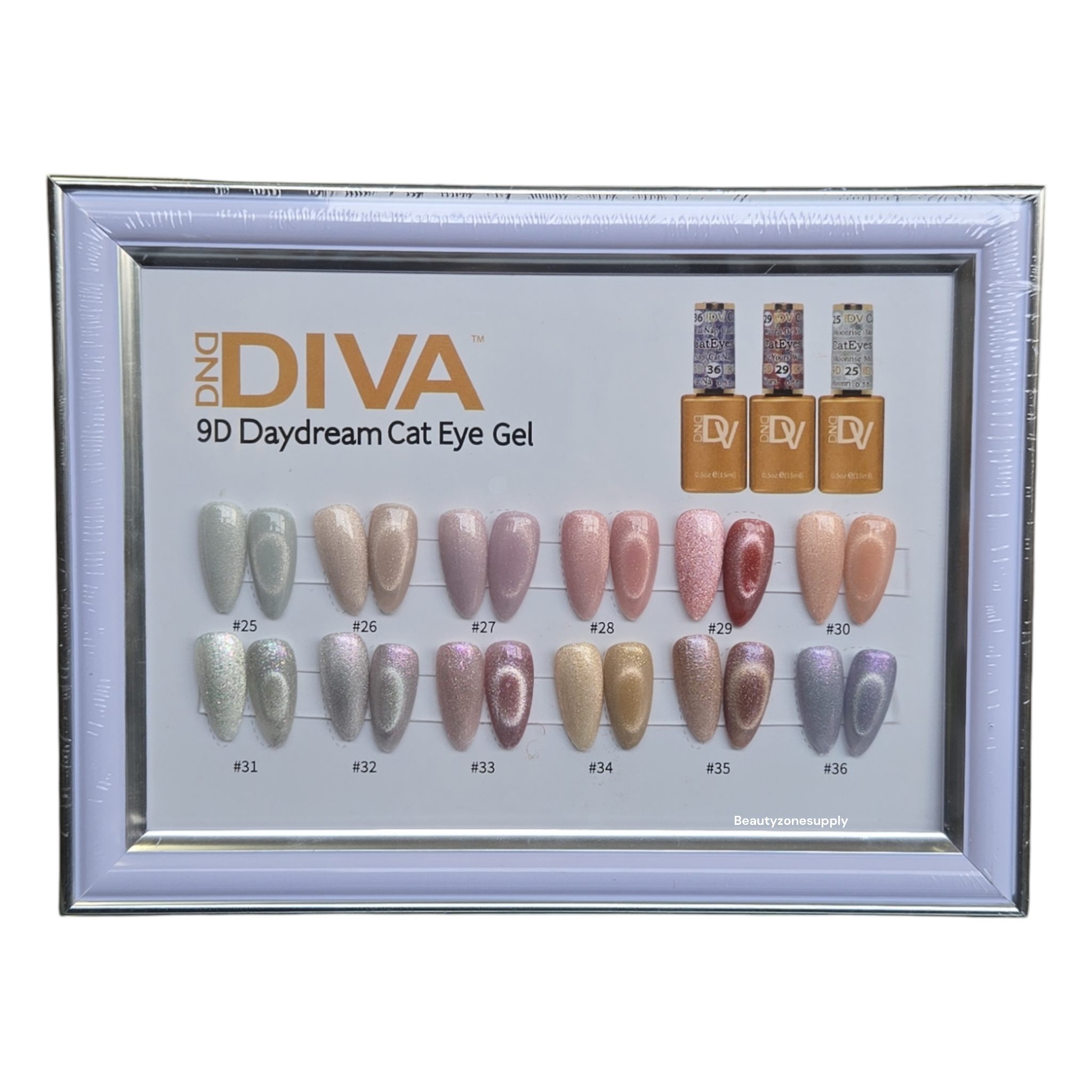 DND Diva 9D Daydream Moonrise Cat Eye Gel Polish #25