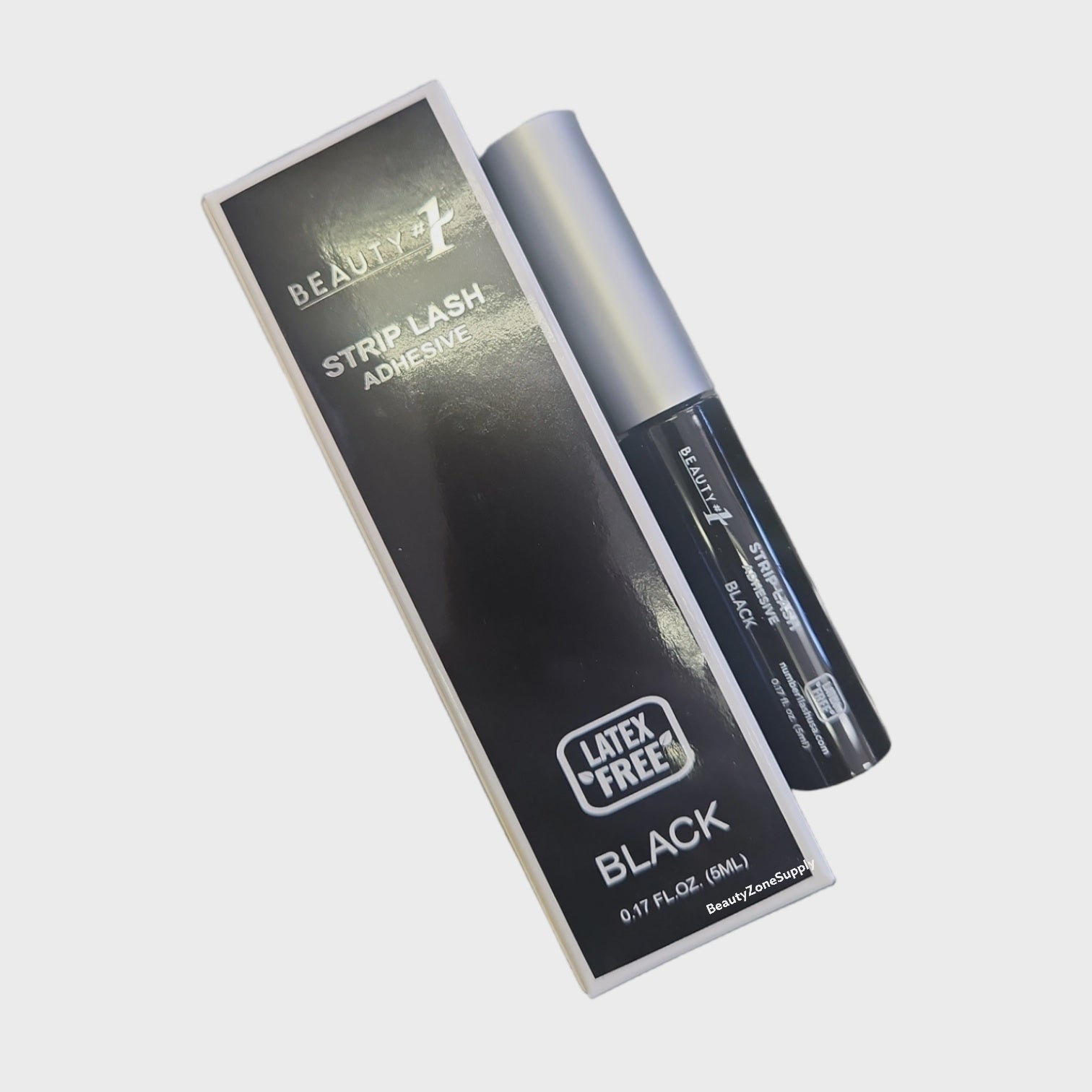 Beauty No. 1 Premium Strip Lash Adhesive Glue in Classic Black - 0.17 oz