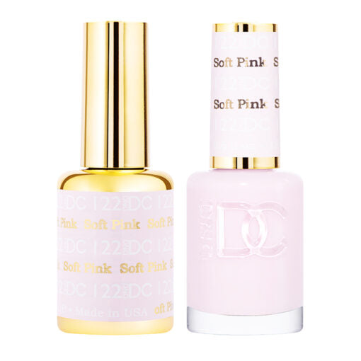 DND DC Soft Pink Gel Polish #122 - Ideal for Professional Manicures