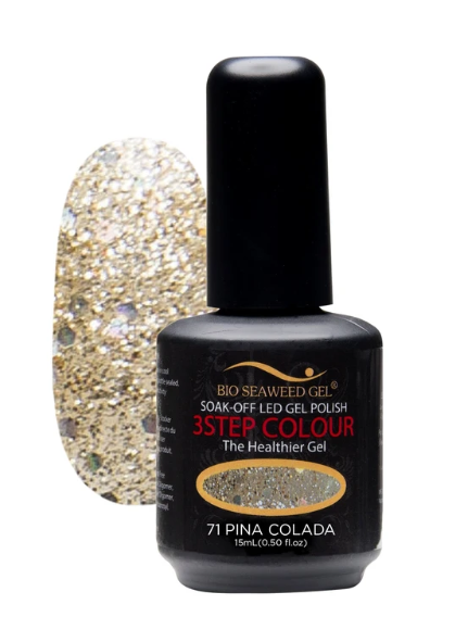 Bio Seaweed Three - Step Gel Polish No. 71 Pina Colada Gel Nail Lacquer
