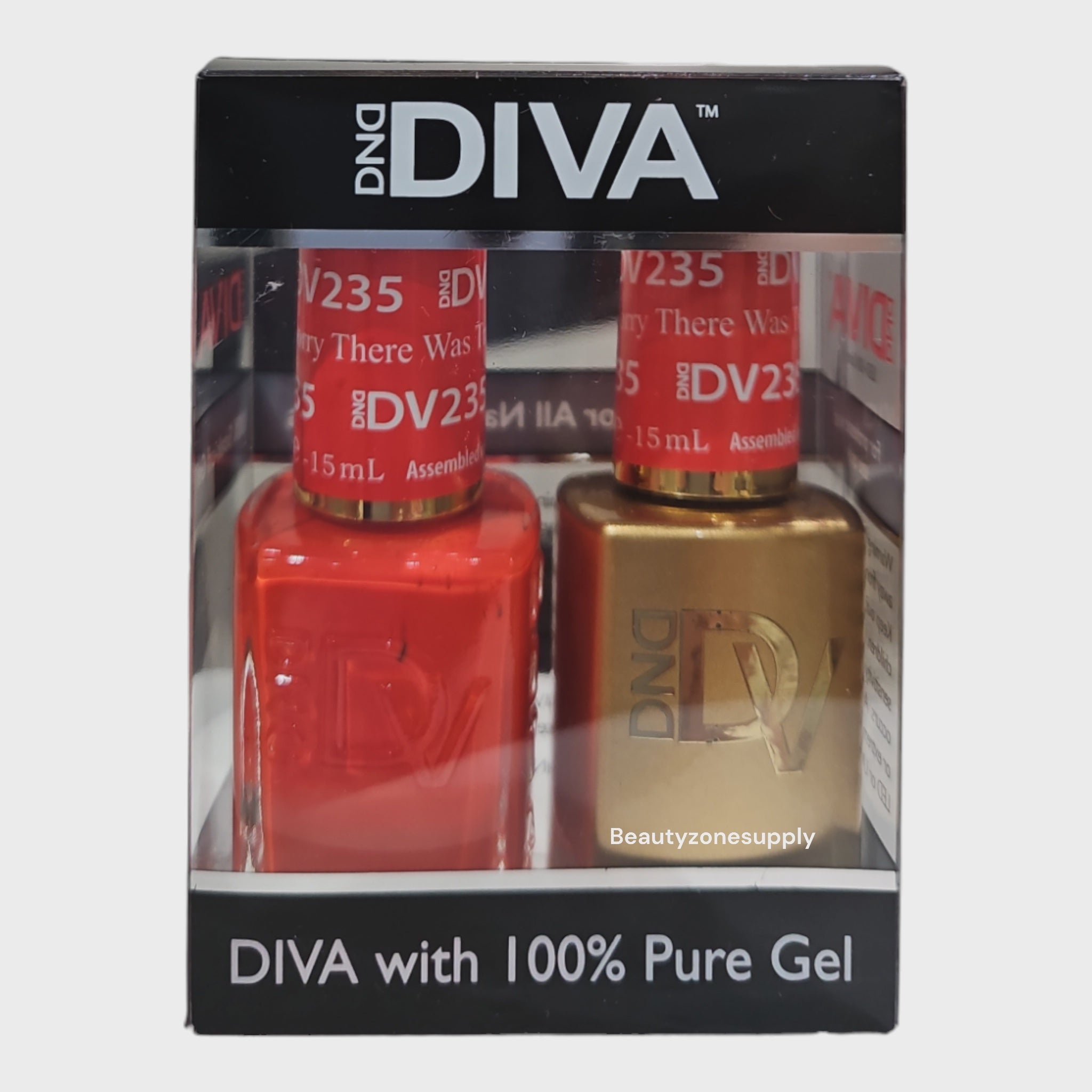 DND Diva Duo Gel & Lacquer 235 - Sorry, Caught in Traffic Nail Polish